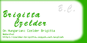brigitta czelder business card